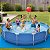 Piscina 16925l Estruturada Com Filtro Capa Forro E Escada Pacote Completo Para Uso Familiar Com Alta Durabilidade - Imagem 8