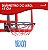 Tabela De Basquete 120x80cm Com Aro E Rede Completa Estrutura Resistente Ideal Para Treinos E Diversão Em Áreas Externas - Imagem 4