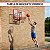 Tabela De Basquete 120x80cm Com Aro E Rede Completa Estrutura Resistente Ideal Para Treinos E Diversão Em Áreas Externas - Imagem 3