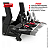 Cockpit Gamer 4.0 Plus Suporte p/Volante e Pedais P1 Preto Jogos de Corrida e Simuladores Horizontal Extreme Simracing - Imagem 7
