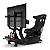 Cockpit Gamer 4.0 Plus Suporte p/Volante e Pedais P1 Preto Jogos de Corrida e Simuladores Horizontal Extreme Simracing - Imagem 1