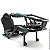Simulador De Corrida Cockpit FX1 Estação Simples Suporte p/Volante e Pedais com Banco Suporta até 140kg Preto/Verde - Imagem 2