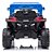 Carrinho Infantil Utv 12v Azul Com Controle Luzes Som Usb E Balanço Diversão Segura Para Crianças De 3 Anos - Imagem 7