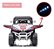 Carrinho Infantil Utv 12v Branco Com Controle Luzes Som Usb E Balanço Diversão Segura Para Crianças De 3 Anos - Imagem 4