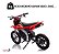 Mini Moto Elétrica Infantil 24v Vermelha Com Luz Som E Bateria Recarregável Experiência Realista Para Pequenos Pilotos - Imagem 7
