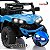 Mini Quadriciclo Elétrico Infantil 6v Azul Com Luz Som Bateria Recarregável Ideal Para Crianças De 3 Anos - Imagem 4