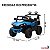 Mini Quadriciclo Elétrico Infantil 6v Azul Com Luz Som Bateria Recarregável Ideal Para Crianças De 3 Anos - Imagem 2