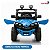 Mini Quadriciclo Elétrico Infantil 6v Azul Com Luz Som Bateria Recarregável Ideal Para Crianças De 3 Anos - Imagem 6