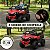Mini Quadriciclo Elétrico Infantil 6v Vermelho Com Luz Som Bateria Recarregável Ideal Para Crianças De 3 Anos - Imagem 3