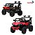 Mini Quadriciclo Elétrico Infantil 6v Vermelho Com Luz Som Bateria Recarregável Ideal Para Crianças De 3 Anos - Imagem 9