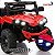Mini Quadriciclo Elétrico Infantil 6v Vermelho Com Luz Som Bateria Recarregável Ideal Para Crianças De 3 Anos - Imagem 4