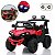 Mini Quadriciclo Elétrico Infantil 6v Vermelho Com Luz Som Bateria Recarregável Ideal Para Crianças De 3 Anos - Imagem 1