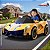 Mini Carro Infantil 6v Amarelo Elétrico Com Luz Música Usb Realismo E Diversão Garantida Para Pequenos Motoristas - Imagem 5