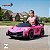 Mini Carro Infantil 6v Rosa Elétrico Com Luz Música Usb Realismo E Diversão Garantida Para Pequenos Motoristas - Imagem 7