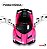 Mini Carro Infantil 6v Rosa Elétrico Com Luz Música Usb Realismo E Diversão Garantida Para Pequenos Motoristas - Imagem 8