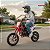 Mini Moto 49cc Vermelha Cross Infantil Com Partida Elétrica Freio A Disco E Estilo Radical Ideal Para Aventura Extrema - Imagem 7