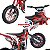 Mini Moto 49cc Vermelha Cross Infantil Com Partida Elétrica Freio A Disco E Estilo Radical Ideal Para Aventura Extrema - Imagem 8