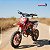 Mini Moto 49cc Vermelha Cross Infantil Com Partida Elétrica Freio A Disco E Estilo Radical Ideal Para Aventura Extrema - Imagem 10