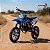 Mini Moto 49cc Azul Cross Infantil Com Partida Elétrica Freio A Disco E Estilo Radical Ideal Para Aventura Extrema - Imagem 10