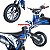 Mini Moto 49cc Azul Cross Infantil Com Partida Elétrica Freio A Disco E Estilo Radical Ideal Para Aventura Extrema - Imagem 8