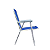 25x Cadeira Alta Alumínio Azul - Mor - Imagem 6
