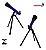 Telescópio Astronômico Infantil Refrator Com Tripé 360° Ideal Para Observar Lua Estrelas E Despertar Curiosidade - Imagem 10