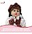 Boneca Vinil Infantil 54cm Corpo Articulado Com Acabamento Realista Visual Delicado E Roupa Elegante - Imagem 4