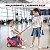 Mala Infantil Carrinho Viagem 2 Em 1 Rosa Importway Pode Sentar E Ser Puxada Ideal Para Viagens Mais Divertidas - Imagem 3