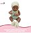 Boneca Vinil Reborn 31cm Infantil Corpo Articulado Com Kit Lanchinho Ideal Para Brincadeiras De Alimentação E Cuidado - Imagem 8