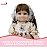 Boneca Reborn Vinil Infantil 54cm Corpo Articulado Tamanho Grande Com Acabamento Realista E Visual Delicado - Imagem 4