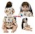 Boneca Reborn Vinil Infantil 54cm Corpo Articulado Tamanho Grande Com Acabamento Realista E Visual Delicado - Imagem 10
