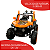 Mini Carrinho UTV Quadriciclo Elétrico Infantil Criança 12V com Controle e 2 Lugares Remoto Luz Som Usb Mp3 Carro BW085 - Imagem 5