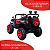 Mini Carrinho UTV Quadriciclo Elétrico Infantil 12V com Controle e 2 Lugares Remoto Luz Som Usb Mp3 Vermelho - Importway - Imagem 5
