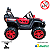 Mini Carrinho UTV Quadriciclo Elétrico Infantil 12V com Controle e 2 Lugares Remoto Luz Som Usb Mp3 Vermelho - Importway - Imagem 10