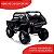 Mini Carro Elétrico Infantil Criança UTV Quadriciclo Mercedes Unimog 2 Lugares Com Controle Remoto Luz Som Usb Mp3 - Imagem 4