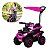 Quadriciclo Elétrico Infantil 6v Com Empurrador E Cobertura Rosa Mais Segurança Estabilidade E Diversão Para Crianças - Imagem 1