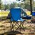 Cadeira De Camping Com Apoio De Braço E Porta Copos Azul Ideal Para Praia Camping Pescaria E Lazer - Imagem 5