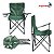 Cadeira De Camping Com Apoio De Braço E Porta Copos Verde Ideal Para Praia Camping Pescaria E Lazer - Imagem 10