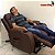 Poltrona Reclinável Eleva Levanta Caramelo Com Massagem E Aquecimento Ideal Para Relaxamento Total Em Casa - Imagem 10