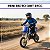 Mini Moto Azul Dirt 49cc Gasolina Com Partida Manual Freios A Disco E Design Esportivo Para Diversão Radical - Imagem 3