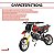 Mini Moto Preta Dirt 49cc Gasolina Com Partida Manual Freios A Disco E Design Esportivo Para Diversão Radical - Imagem 9
