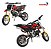 Mini Moto Preta Dirt 49cc Gasolina Com Partida Manual Freios A Disco E Design Esportivo Para Diversão Radical - Imagem 6