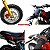 Mini Moto Preta Dirt 49cc Gasolina Com Partida Manual Freios A Disco E Design Esportivo Para Diversão Radical - Imagem 8