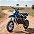Mini Moto Gasolina Dirt 49cc Partida Elétrica Azul Ideal Para Aventura Off Road E Jovens Pilotos Iniciantes - Imagem 10