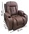Poltrona De Massagem Caramelo Reclinável Automática Com Aquecedor E Usb Ideal Para Relaxar Em Casa - Imagem 2