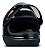 Capacete Fechado Com Narigueira para Moto Viseira Transparente Automatic Preto com Flores Tamanho 60 - FW3 - Imagem 3
