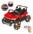 Carrinho Utv Elétrico Infantil 12v Vermelho Com Controle Remoto, Luz, Som, Entrada Usb E Velocidade De Até 5km/h - Imagem 1