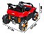 Carrinho Utv Elétrico Infantil 12v Vermelho Com Controle Remoto, Luz, Som, Entrada Usb E Velocidade De Até 5km/h - Imagem 2