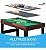 Mesa De Jogos Multifuncional 10 Em 1 Com Bilhar, Pebolim, Ping Pong, Air Game E Diversos Jogos Para Toda Família - Imagem 9