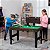 Mesa De Jogos Multifuncional 13 Em 1 Com Air Game, Bilhar, Pebolim, Ping Pong E Jogos Clássicos Para Toda Família - Imagem 10